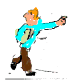 Illustration: Man walking